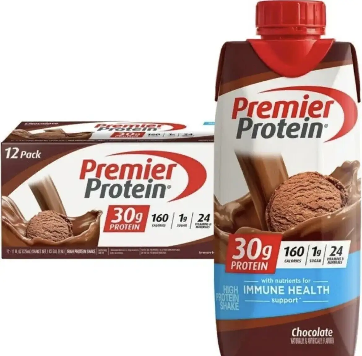 Premier Protein çikolata proteini en iyi kalitede 24x325ml sallar