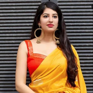 Nouveau Saree en soie Banarsi à la mode avec chemisier pièce économique Style Bollywood tenue de fête pour les femmes indiennes en gros de Surat - Product Image 1