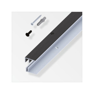 Raccordo Balcone X Parquet Nero Spazzolato 100 cm - Product Image 1