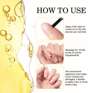 Neue 15ml Maniküre Ernährungs öl getrocknete Blumen Anti-Hangnail Feuchtigkeit spendende Nagel kanten pflege Frucht geschmack 3ml Nagel hautöl - Product Image 6