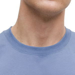 Maillot lourd de haute qualité pour hommes 250 GSM coton personnalisé tricoté décontracté T-shirt blanc lourd direct de l'usine du Bangladesh - Product Image 3