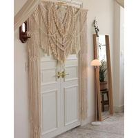 Arche de mariage luxueuse en macramé, suspension murale, décoration de porte, séparateur de pièce - un élément décoratif élégant pour mariage