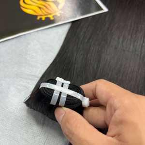 Cabello humano virgen vietnamita súper doble dibujado, extensión de cabello humano de Vietnam recto de hueso, paquete de cabello vietnamita crudo - Product Image 3