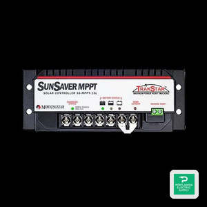 ตัวควบคุมการชาร์จพลังงานแสงอาทิตย์ Morningstar Sunsaver 15A 75VDC MPPT พร้อมจอ LCD-SS-MPPT-15L - Product Image 1