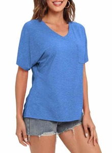 Camisas delgadas para mujer, camiseta Sexy sólida para niña, Top adelgazante con hilo, Top corto acanalado, Camiseta básica de estilo callejero - Product Image 6