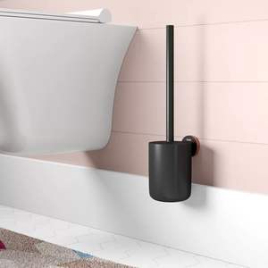 Soporte de Escobilla de Baño de Metal Resistente para Accesorios de Baño Familiares, que Permite la Limpieza Diaria y el Almacenamiento Organizado - Product Image 6