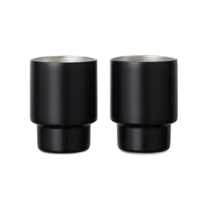Set di 2 Bicchieri in Acciaio Inossidabile Riciclato Nagano, Gadget Sostenibili ed Ecologici - Product Image 1