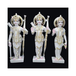 Escultura Ram Darbar de mármol blanco de la mejor calidad con acabado fino y hermoso diseño para uso en el hogar, la oficina y el culto en templos. - Product Image 1