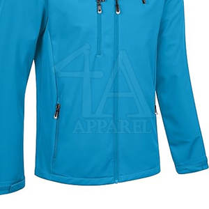 แจ็กเก็ตมีปลอกนิ่มแขนยาวสำหรับผู้ชายสีพื้นและไซส์พิเศษบริการ OEM - Product Image 6