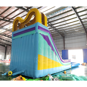 Commercial PVC <b>Inflatable</b> <b>Water</b> <b>Slide</b> Large Backyard Bouncer <b>Slide</b> For Kids Indoor Outdoor Home Use - Product Image 1