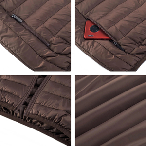 Veste matelassée imperméable pour homme, veste d'hiver rembourrée en duvet de polyester, veste matelassée personnalisée pour homme, veste d'extérieur - Product Image 4