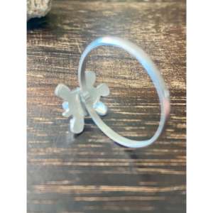 Zuni Handmade Fine Jewelry <b>Dainty</b> Hip-Hop Turquoise Gemstone <b>Ring</b> with Sterling Silver Turtle Design Size 9.5 Everyday Wear - Product Image 5