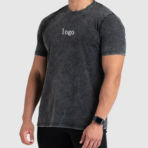 Vente en gros T-shirts surdimensionnés à épaules tombantes pour hommes T-shirt à manches courtes de haute qualité avec logo personnalisé, léger et vierge - Product Image 6