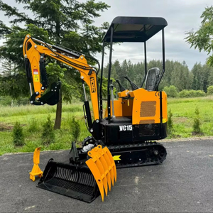 LIVRAISON GRATUITE VICSEC VC15 MINI EXCAVATRICE HYDRAULIQUE 15HP LAME DE RECUL DE 39 POUCES BAC DE 16 POUCES TOIT COMPLET HYDRAULIQUE AUXILIARE EPA CE - Product Image 1