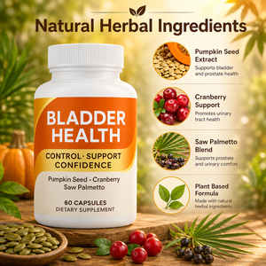 Cápsulas para la Salud de la Vejiga de Marca Privada OEM, Suplemento para el Apoyo del Tracto Urinario con Semillas de Calabaza, Arándanos y Saw Palmetto - Product Image 3