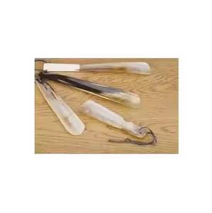 Chausse-pied véritable buffle de meilleure qualité avec poignées en os longues couleur blanche naturelle différentes tailles disponibles - Product Image 3