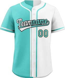 Maillot de baseball pour homme adulte, style le plus récent, personnalisé, en polyester durable, de haute qualité, respirant, à séchage rapide, col en V, équipe personnalisée - Product Image 5