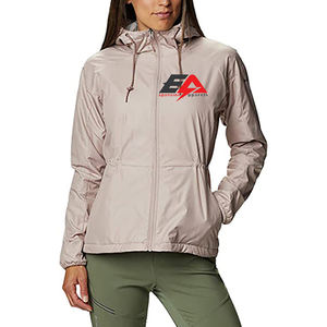 Ropa deportiva, cortavientos informal para mujer, chaquetas de gran tamaño | Chaqueta impermeable con cremallera y hombros caídos para mujer - Product Image 1