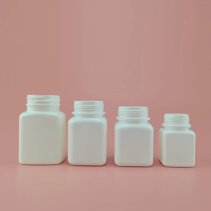 กล่องยา HDPE ทรงสี่เหลี่ยมขนาด60มล. ขวดยาพลาสติกสำหรับยา - Product Image 1