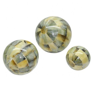 Accesorios para el hogar Venta al por mayor Bola de decoración de metal Nuevo diseño 2023 Decoración Colorido Lujo moderno Diseño antiguo de alta calidad - Product Image 2