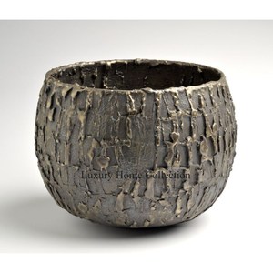 แจกันและกระถางโชว์ดอกไม้อื่นๆแจกันที่จัดเก็บช่อดอกไม้ทำจากโลหะดีไซน์แบบโบราณพื้นผิวแบบใหม่สำหรับบ้านอัจฉริยะ - Product Image 1