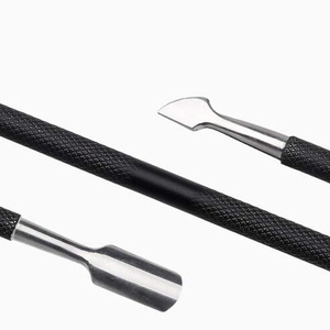 Factory Price Gold Plated Stainless Steel <b>Cuticle</b> <b>Pusher</b> Luxury Manicure <b>Nail</b> Cleaning Tool Durable Double-Use Reusable - Product Image 2