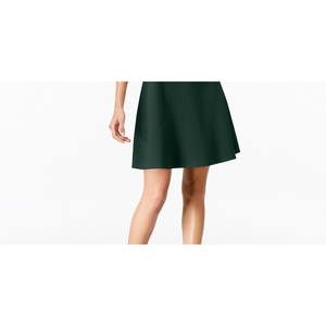 Abito da donna Monteau comodo e svasato con scollo a conchiglia, verde, taglia Petite X-Large - Product Image 3