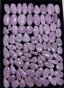 Top Qualité Naturel Kunzite Quartz Gemme Cabochons En Gros Lot pour La Fabrication De Bijoux Forme Mixte De Haute Qualité - Product Image 3