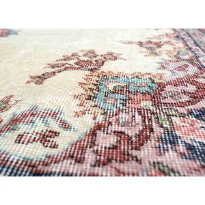 Tapis en laine noués à la main de grande taille, style vintage, motif médaillon rouge-orange classique, pour la maison, le couloir, design rectangulaire, recyclé - Product Image 3