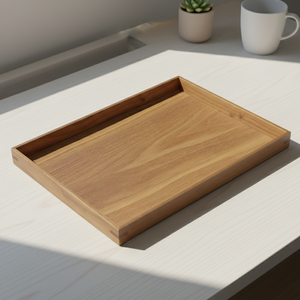 Plateau de service en bois de nouvelle conception, très vendu, 3202972-27X19, pour les ustensiles à thé traditionnels - Product Image 1