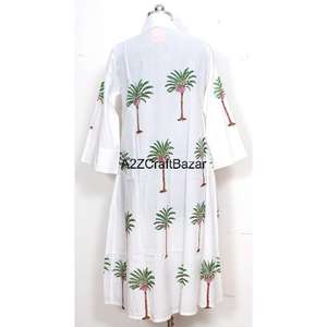 Women's Elegant Casual Floral Print Maxi Length <b>Dress</b> Long Sleeve Puff Sleeve Bodycon Silhouette for Autumn Season Washable - Product Image 4