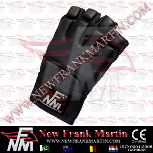 NFM Gants de grappin MMA en cuir conçus sur mesure Enfants Arts martiaux mixtes Tireur Kickboxing Muay Thai Fitness Combat de boxe - Product Image 2