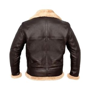 Venta caliente chaqueta de cuero de piel para hombres de alta calidad invierno otoño estilo directo de fábrica nuevas chaquetas de cuero personalizadas por Isha Industry - Product Image 5