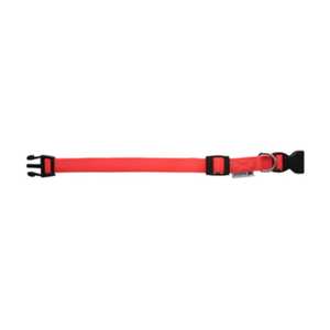 Collar de nailon color naranja, modelo C15, longitud de 30-44 cm, ancho de 15 mm. - Product Image 1