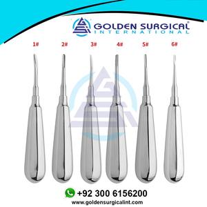 Élévateur dentaire en acier inoxydable Extraction dentaire minimale Outils dentaires pour edentulés à intervention minimale invasive - Product Image 6