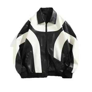 Chaqueta de cuero personalizada, diseño elegante, a prueba de viento, transpirable, más demandada, peso pesado, cómoda, con cremallera, chaqueta de cuero para hombre - Product Image 4