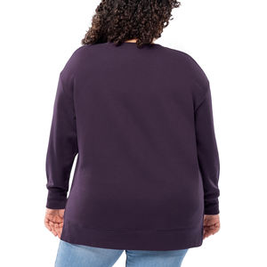 Sweat-shirt à col rond pour femmes personnalisé de haute qualité personnalisé imprimé en 3D sweat-shirt personnalisé uni utilise des femmes sublimées - Product Image 5