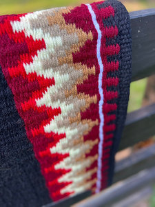 New Zealand Design Handmade Wool Saddle <b>Blanket</b> for Western Show Horse Top Wool Saddle Pad with Fleece Lining Size - Product Image 4