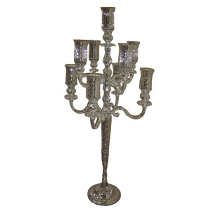 Center <b>Table</b> <b>Decoration</b> <b>Christmas</b> Festival <b>Decoration</b> Lightning Candelabra Candle Stand Material 3 Arm Golden Candle Holder - Product Image 6