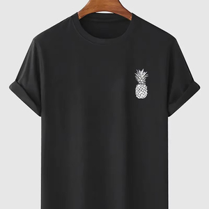 Fabricante directo 100% algodón camisetas de los hombres de calidad superior y duradero para uso al aire libre 260 gramos peso de la tela - Product Image 1