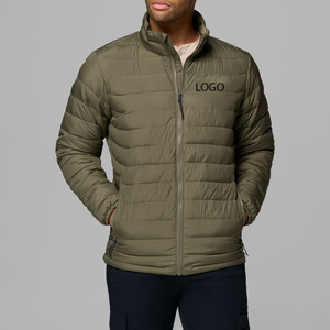Veste matelassée zippée de haute qualité pour homme, vêtement décontracté, design surdimensionné personnalisé, usage quotidien, veste à capuche simple avec fermeture éclair, 2026 - Product Image 1