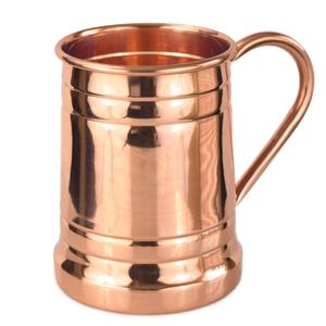 Top Seller Eco-Friendly Shiny Silver Moscow Mule Mug for Bars, Hammered Metal Drinkware with Handle for Restaurants & Hotels - Product Image 6