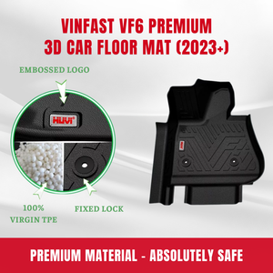 VINFAST VF6 haute qualité Top Vietnam TPE tout temps 2mm noir tapis de voiture personnalisé ensemble complet nouveau 65x85cm taille - Product Image 4