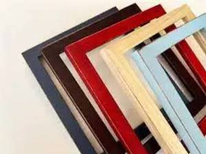 Set of <b>4</b> Wooden Square <b>Photo</b> <b>Frames</b> in Different Colors Superior Quality Wall Decor Ideal for Displaying Pictures - Product Image 2