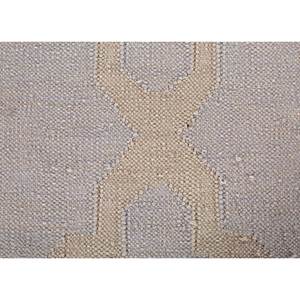 พรมปูพื้นอินดัสบาร์ รุ่น DWRM-138 สีเทาและดำ ลายทอเรียบแบบเรขาคณิตและนามธรรม รูปทรงสี่เหลี่ยมผืนผ้า ลายทาง สำหรับใช้ในบ้าน - Product Image 3