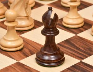 Piezas de Ajedrez Profesionales con Peso Staunton en Madera de Palisandro Indio y Boj, Rey de 3.8 cm a Precio Económico - Product Image 3