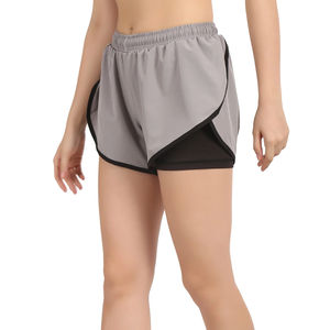 Short double couche léger et respirant pour femmes/Short double couche personnalisable pour femmes au tarif de gros - Product Image 5