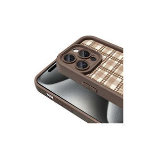 Light Brown N7TH Class Liquid Silicone Case Premium Printed Camera Protection Cover for iPhone 14 <b>Pro</b> and 7 Plus - Product Image 6