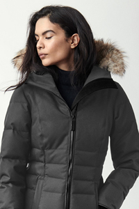 Chaqueta gris oscuro de alta calidad, chaquetas impermeables para mujer, abrigos con logotipo personalizado, chaquetas Parka a prueba de viento de talla grande - Product Image 2