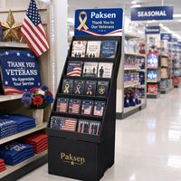 Großhandel Vertikaler Mehrstufiger Karton-Displayständer für Postkarten, Geschenkkarten und Papierwaren im Einzelhandel